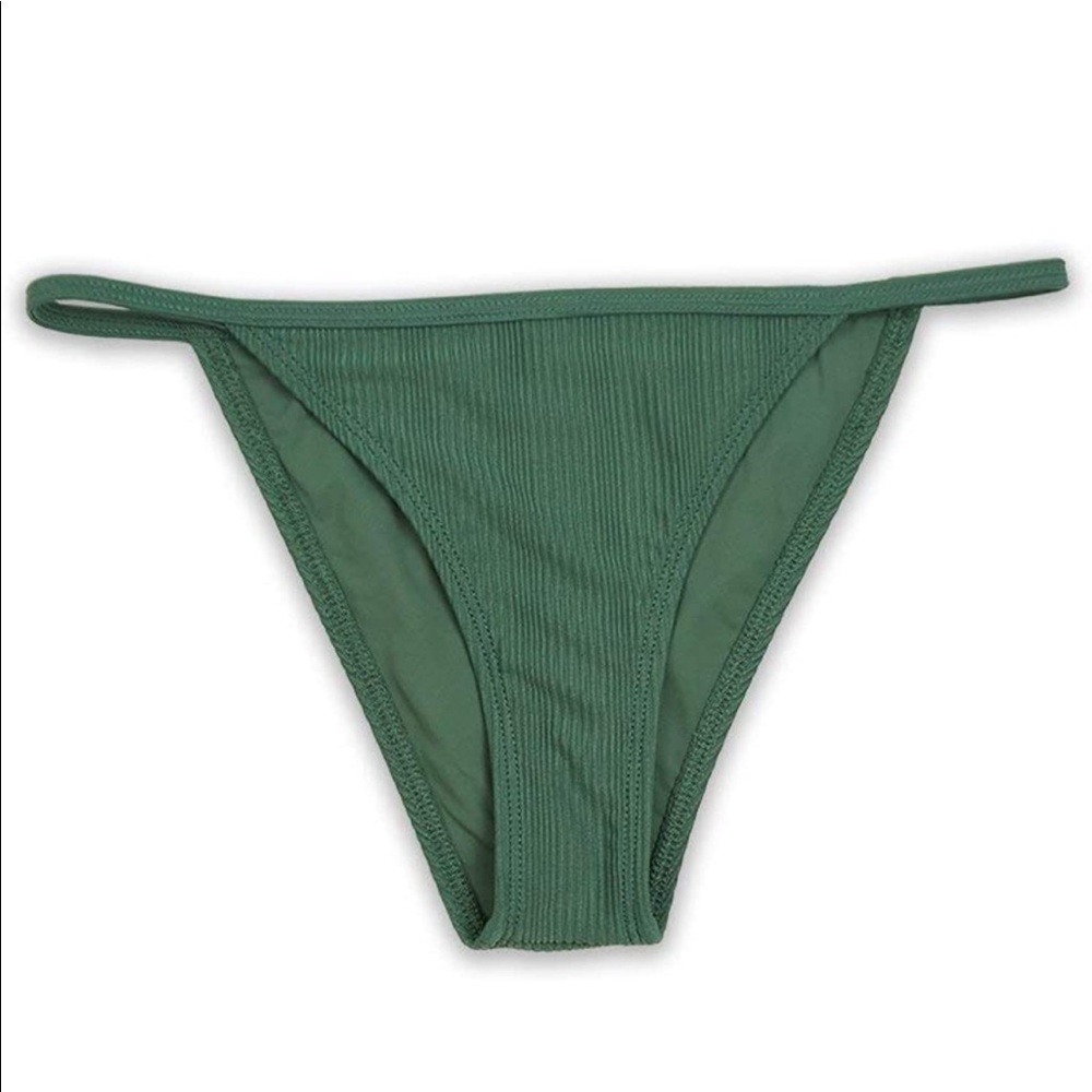 🆕Ris-k Ribbed bikini bottoms in palm